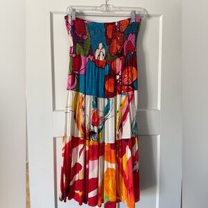 Jams World size medium dress. Vibrant bold colorful print.
